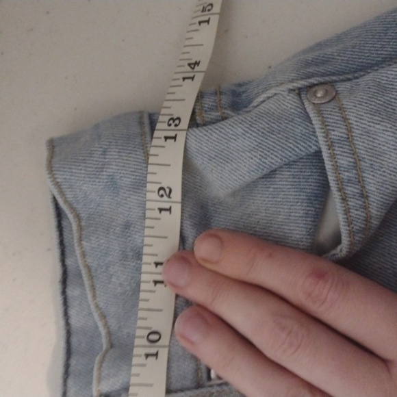 Revice half and half jeans, zipper along whole pant two tone size 27 - Picture 9 of 11
